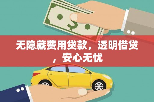 那坡无隐藏费用贷款，透明借贷，安心无忧