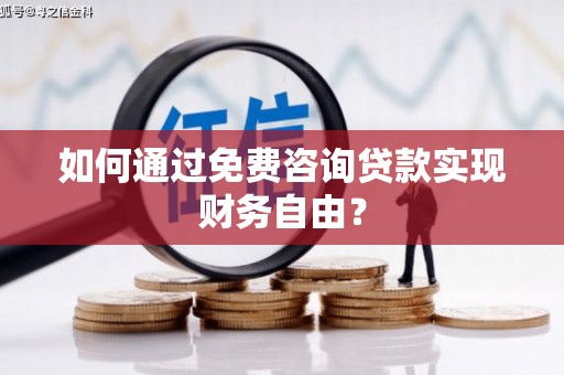 水林如何通过免费咨询贷款实现财务自由？