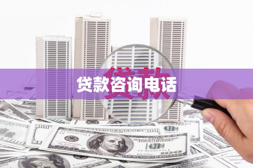 苍南贷款咨询电话