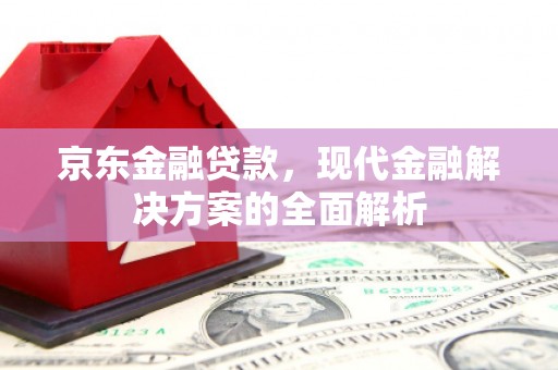 邢台京东金融贷款，现代金融解决方案的全面解析