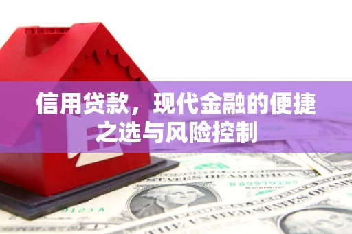扶余信用贷款，现代金融的便捷之选与风险控制