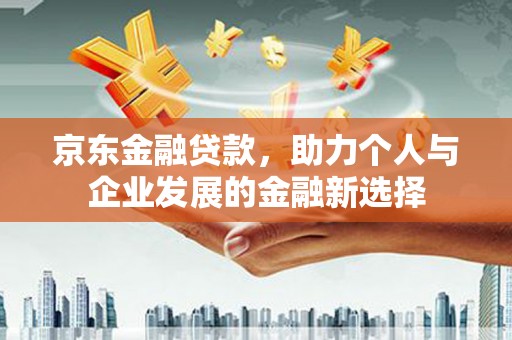 东乡族京东金融贷款，助力个人与企业发展的金融新选择