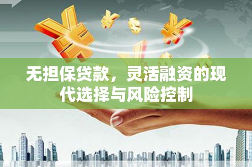 美姑无担保贷款，灵活融资的现代选择与风险控制