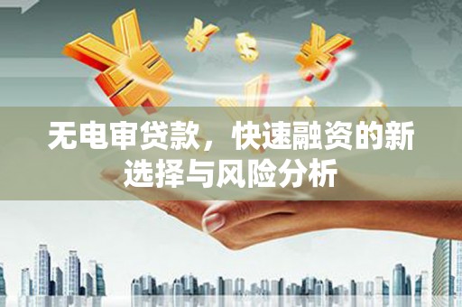 代县无电审贷款，快速融资的新选择与风险分析