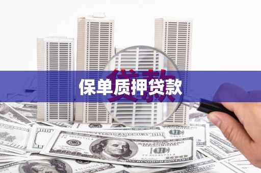 河南保单质押贷款