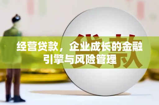 昭平经营贷款，企业成长的金融引擎与风险管理
